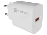 &Icirc;ncărcător USB 18W, 5&ndash;12V DC, 3A, alb, USB A soclu