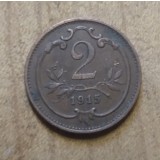 AUT AustroUngaria 2 heller 1915