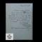 Manuscris/ scrisoare scrisa si semnata de Nicolae Crevedia
