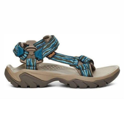 Sandale Teva Terra Fi 5 Universal Women Albastru - Foggy Mountain Blue/Green foto