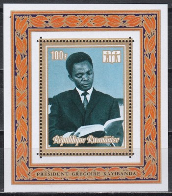 Rwanda 1973 - Președintele Gregoire Kayibanda, MNH foto