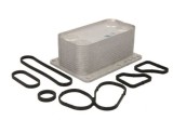 Radiator racire ulei motor, termoflot Nissan Primastar, 06.2006-2010, motor 2.0 dci, 66/84 kw, diesel, 140x70x55 mm, garnituri incluse, din aluminiu