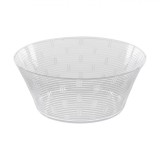 Bol Plastic, Model Dungi, Transparent, Diametru 20x8cm, Capacitate 1,55L, Oem