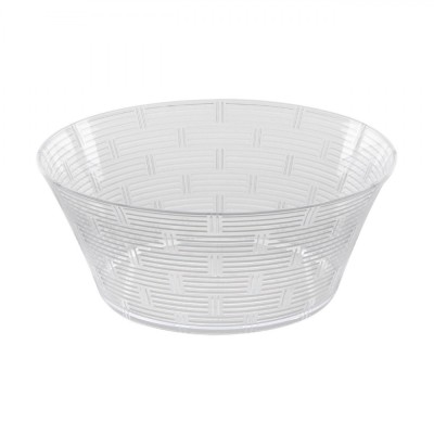 Bol Plastic, Model Dungi, Transparent, Diametru 20x8cm, Capacitate 1,55L foto