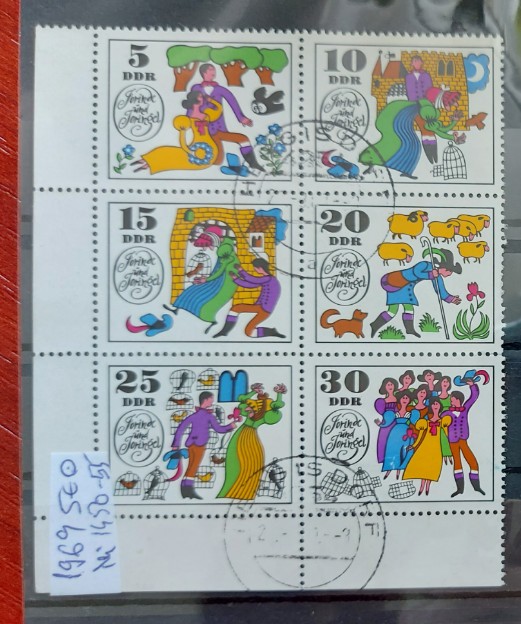 TS21 - Timbre serie DDR - 1969 Mi 1450-55