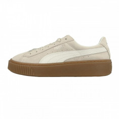 Tenisi femei Puma Suede Platform Bubble Alb 40.5 foto