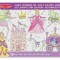 Caiet jumbo cu desene pentru colorat Printese si zane Melissa and Doug