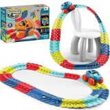 Circuit masinute Changeable Track cu 92 piese si pista flexibila configurabila