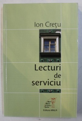 LECTURI DE SERVICIU de ION CRETU , 2008 foto