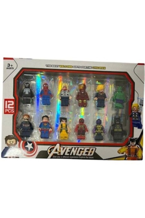 Set De 12 Figurine , Multicolore, 5 Cm