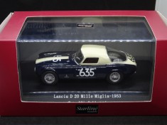 Macheta Lancia D20 Mille Miglia 1953 Starline 1:43