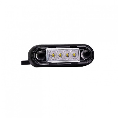 Lampa gabarit, 84x27, LED, slim, rosie, cu 2 garnituri bullbar, Fristom , Cod:FT-073C Automotive TrustedCars foto