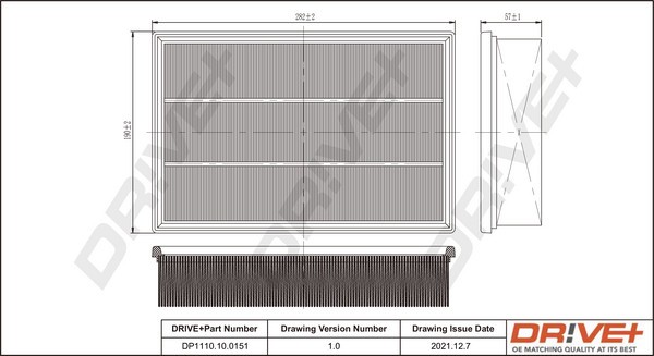 Dr!ve+ DP1110.10.0151 Filtru aer