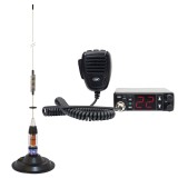 Statie radio CB PNI Escort HP 5500 cu antena CB PNI ML70, 70cm, cu baza magnetica 145mm inclusa