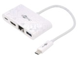 Adaptor HDMI 1.4 USB 3.0 0.15m Alb 60W