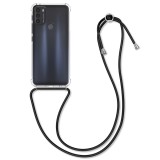 Husa pentru Motorola Moto G50, Silicon, Transparent, 55686.01, Textil, Carcasa, Kwmobile