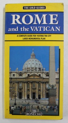 ROME AND THE VATICAN - THE GOLD GUIDES , 1990 foto