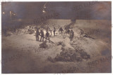 5559 - SLANIC, Prahova, Salt extract, (17/11 cm) - old real PHOTO - used - 1918, Romania 1900 - 1950, Sepia