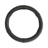 Husa Volan Umbrella Piele Naturala - Negru, 37-39 cm (Universal, Dimensiune Standard)