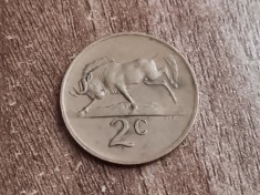 C50 - Moneda foarte veche - 2 centi - Africa de Sud - 1977