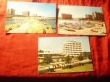 3 Ilustrate Mangalia Nord - Jupiter : Hotel Pajura 1972 , 1979 si 1988