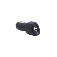 Incarcator auto Lenmar, 2 porturi USB Negru