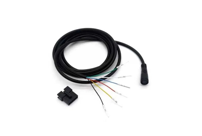 Cablu connectare display &ndash; controller cu 6 pini si mufa mama waterproo