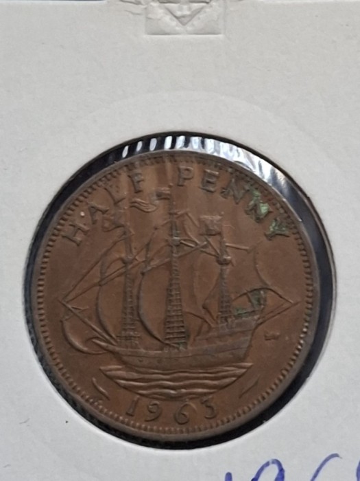 Half penny 1963