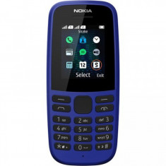 Telefon mobil Nokia 105 2019, 1.77 Inch, Retea 2G, Blue foto