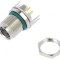 Conector M8 Femeie 3 PIN Drept PCB IP68 60V