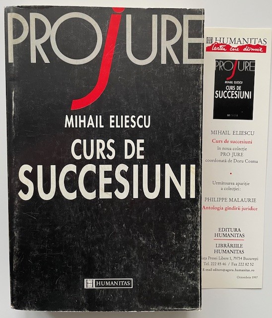 Curs de succesiuni - Mihail Eliescu