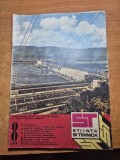 revista stiinta si tehnica august 1978 - compinatul petrochimic brazi