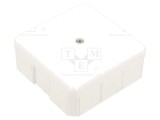 Carcasă cutie de conexiuni 87mm x 87mm x 39mm pentru perete