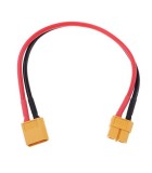 Set prelugitor mufa XT90 tata mama cu cablu siliconic 12AWG 20cm max, Oem