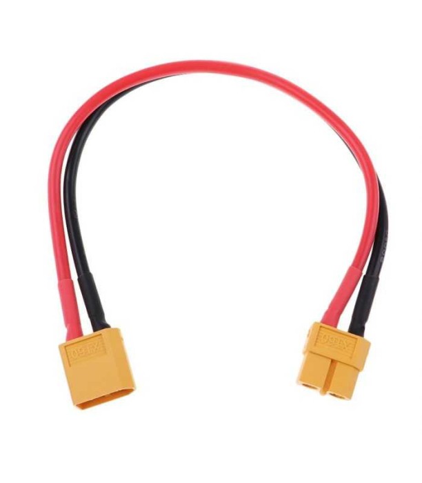 Set prelugitor mufa XT90 tata mama cu cablu siliconic 12AWG 20cm max 30A 500V