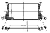 NRF 309059 Intercooler, compresor