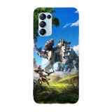 Husa compatibila cu Oppo A55, Viceversa, model Moster Fight Horizon, Silicon, TPU, Transparent, Carcasa