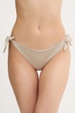 Max Mara Beachwear chiloți de baie culoarea bej, 2516821059600