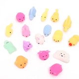 Cumpara ieftin Set 50 jucarii antistres squishy, diverse modele si culori, senzoriale pentru copii, material moale si elastic, multicolor