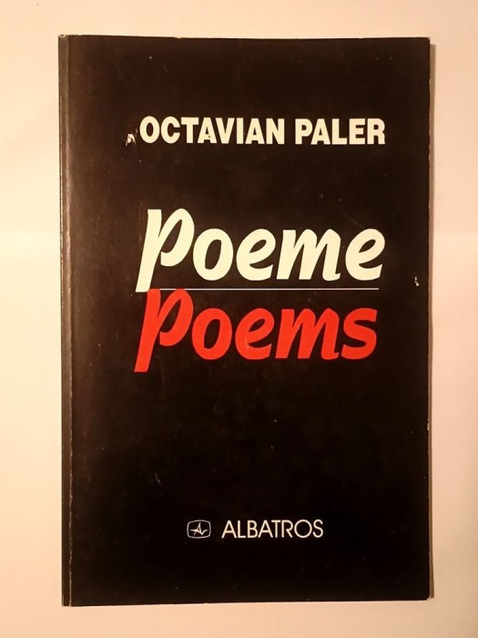 Octavian Paler (dedicație pt. Lidia Vianu; autograf) - Poeme. Poems (1998)