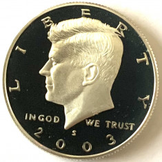 AMERICA HALF 1/2 DOLLAR 2003 PROOF AG.900,( John F. Kennedy.) foto