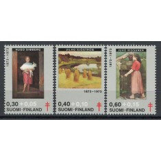 Finlanda 1973 MNH - Prevenirea tuberculozei: picturi, arta, nestampilat