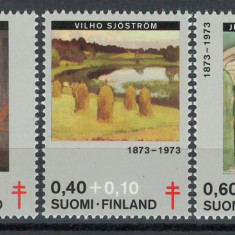 Finlanda 1973 MNH - Prevenirea tuberculozei: picturi, arta, nestampilat