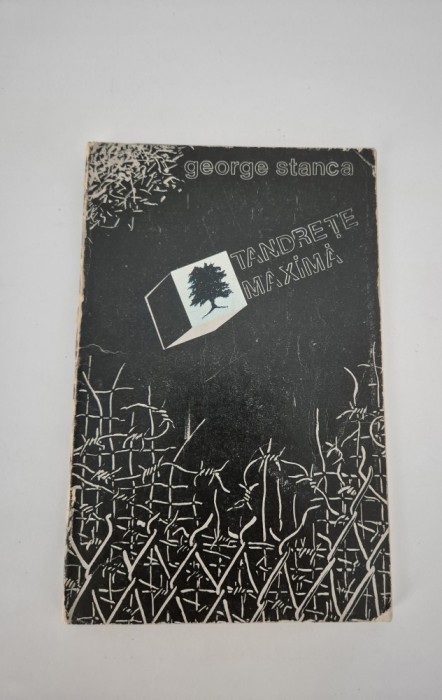 Carte cu autograf George Stanca Tandrete maxima Versuri