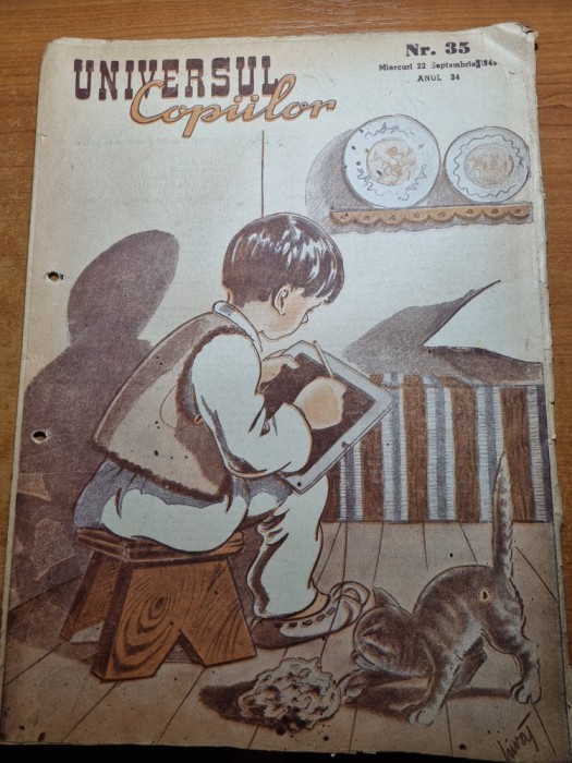 universul copiilor 22 septembrie 1948-benzi desenate,divertisment,povesti,poezii