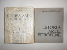 Virgil Vatasianu - Istoria artei europene 2 volume (1968-1972, editie cartonata) foto