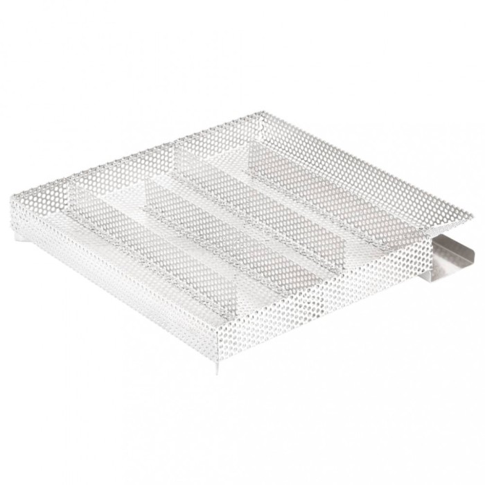 vidaXL Generator de fum rece, 5 camere, 27 cm, oțel inoxidabil