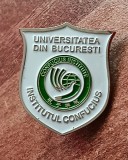 QW9 J 30 - Insigna tematica invatamant - Institutul Confucius - Bucuresti, Romania de la 1950