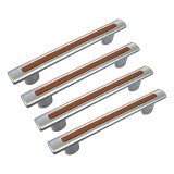 Cumpara ieftin Set 4 Manere din plastic, 2109-02, lungime 132 mm, distanta gauri 96 mm, par