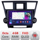 Navigatie Toyota Highlander 2007-2013 Android QLED 4GB RAM 64GB